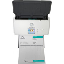 HP ScanJet Pro N4000 snw1 - A4 Sheet-fed Duplex Scanner, USB 3.0, Ethernet & Wi-Fi, 50-sheet ADF, 600 dpi, Black/White