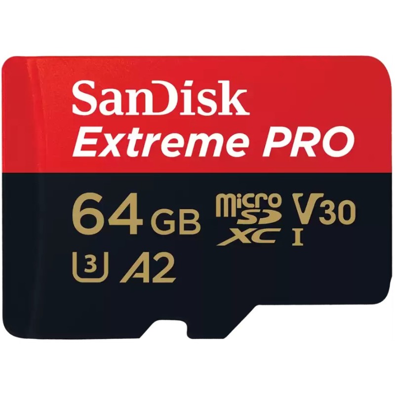 Buy SanDisk Extreme PRO microSDXC 64GB - UHS-I (U3, V30), 200MB/s Read, 140MB/s ... in Cyprus, Nicosia, Limassol, Larnaka, Pafos