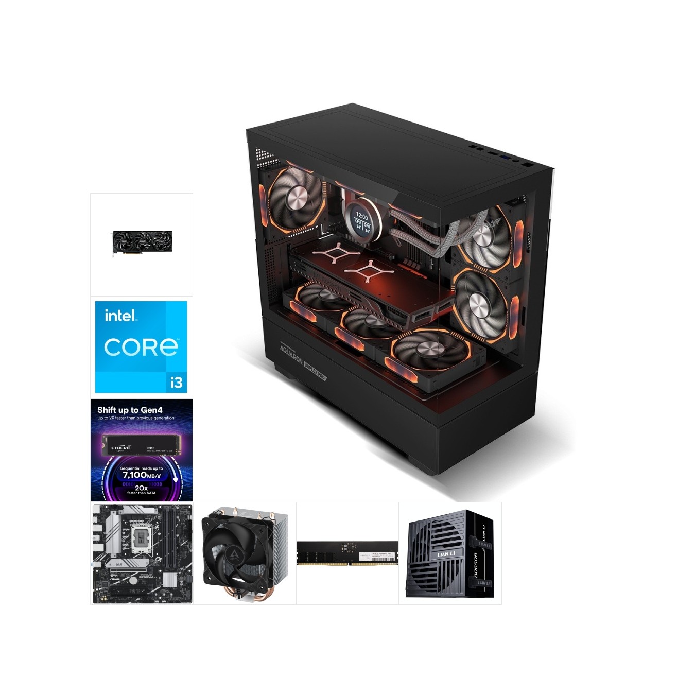 Custom 1080p Gaming PC | i3-12100F + Palit RTX 5060 8GB | 16GB DDR5, 1TB NVMe — Armenius Store Cyprus