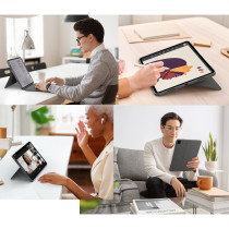 Logitech Combo Touch - iPad Pro 12.9 (5th Gen) - Oxford Grey Keyboard Case with Trackpad & Pen Holder (UK QWERTY)