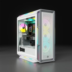 Buy Corsair iCUE 5000T RGB TG - Mid Tower PC Case - White, E-ATX/ATX/mATX, Tempe... in Cyprus, Nicosia, Limassol, Larnaka, Pafos