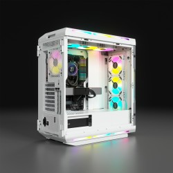 Buy Corsair iCUE 5000T RGB TG - Mid Tower PC Case - White, E-ATX/ATX/mATX, Tempe... in Cyprus, Nicosia, Limassol, Larnaka, Pafos