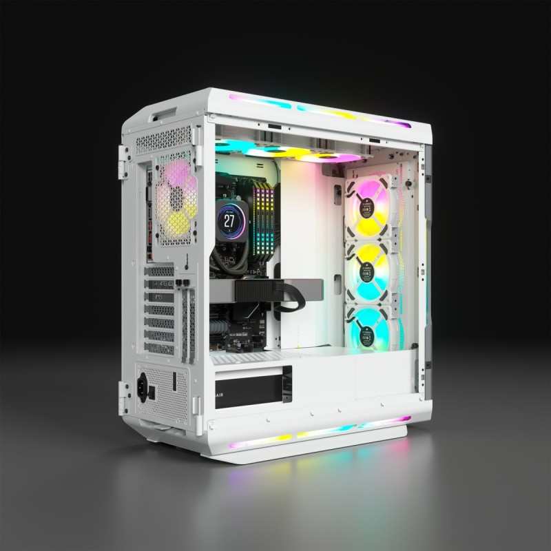 Buy Corsair iCUE 5000T RGB TG - Mid Tower PC Case - White, E-ATX/ATX/mATX, Tempe... in Cyprus, Nicosia, Limassol, Larnaka, Pafos