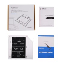 Orico L95SS - 2.5-inch 9.5mm SATA HDD/SSD Optical Bay Caddy | Armenius Store