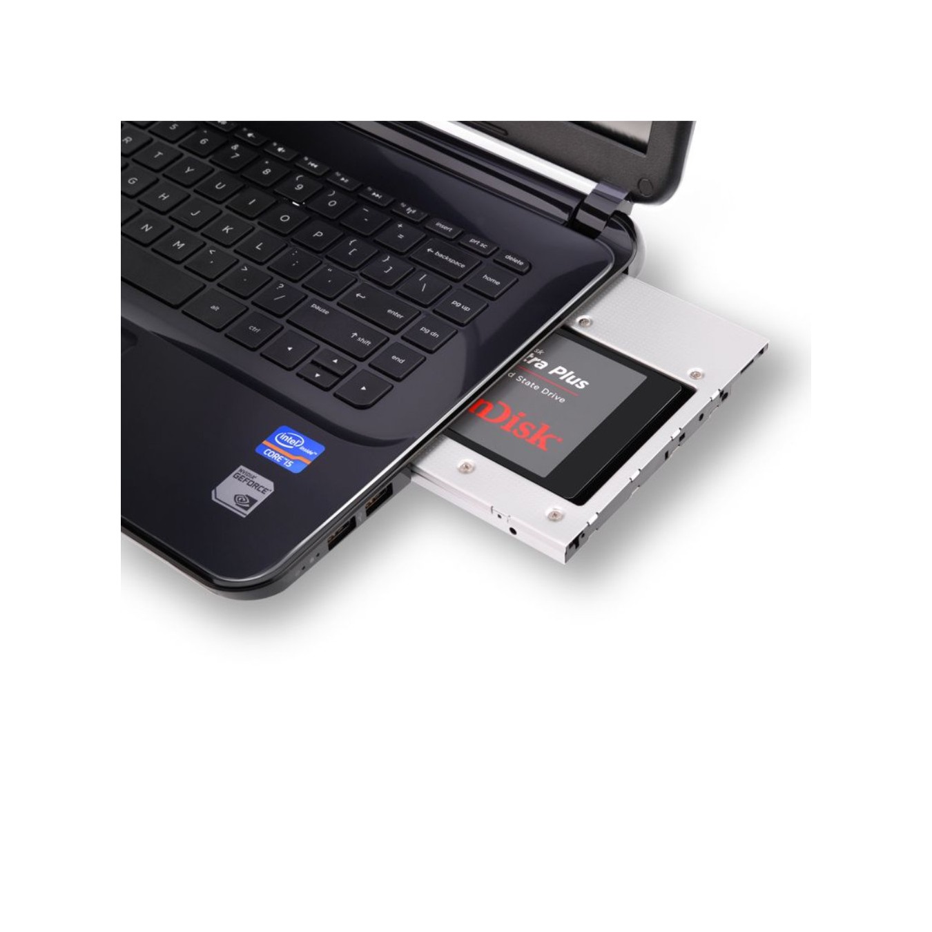 Orico L95SS - 2.5-inch 9.5mm SATA HDD/SSD Optical Bay Caddy | Armenius Store