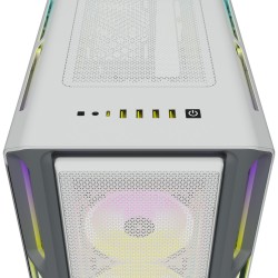 Buy Corsair iCUE 5000T RGB TG - Mid Tower PC Case - White, E-ATX/ATX/mATX, Tempe... in Cyprus, Nicosia, Limassol, Larnaka, Pafos