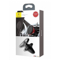 Baseus Car Holder AirVent Magnetic Black SUGX020001 Universal Magnetic Car Phone Holder – Aluminium Alloy, 360° Rotation | Armen