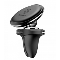 Baseus Car Holder AirVent Magnetic Black SUGX020001 Universal Magnetic Car Phone Holder – Aluminium Alloy, 360° Rotation | Armen