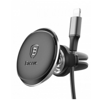 Baseus Car Holder AirVent Magnetic Black SUGX020001 Universal Magnetic Car Phone Holder – Aluminium Alloy, 360° Rotation | Armen