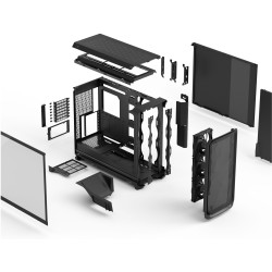 Buy Fractal Design Meshify 3 XL - Black Tempered Glass TG Light Tint - E-ATX/ATX... in Cyprus, Nicosia, Limassol, Larnaka, Pafos