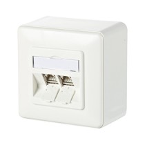 Buy METZ CONNECT C6Amodul 2 Port 180 AP-Dose reinweiss RAL9010 in Cyprus, Nicosia, Limassol, Larnaka, Pafos