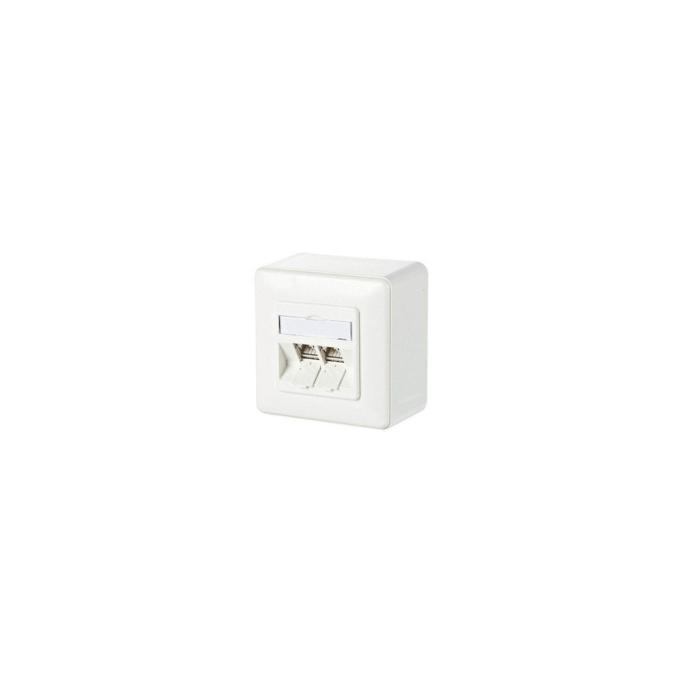 Buy METZ CONNECT C6Amodul 2 Port 180 AP-Dose reinweiss RAL9010 in Cyprus, Nicosia, Limassol, Larnaka, Pafos