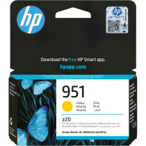 HP 951 Yellow Original Ink Cartridge - CN052AE - Pigment 8 ml, Standard Yield (~700 pages) — Buy in Cyprus with Fast Delivery