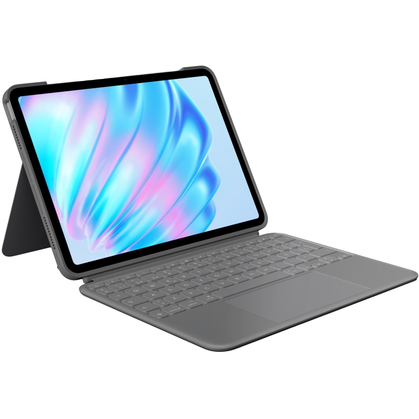 Logitech Combo Touch - for iPad Air 11 (M2) - Oxford Grey, Smart Connector, Trackpad Keyboard