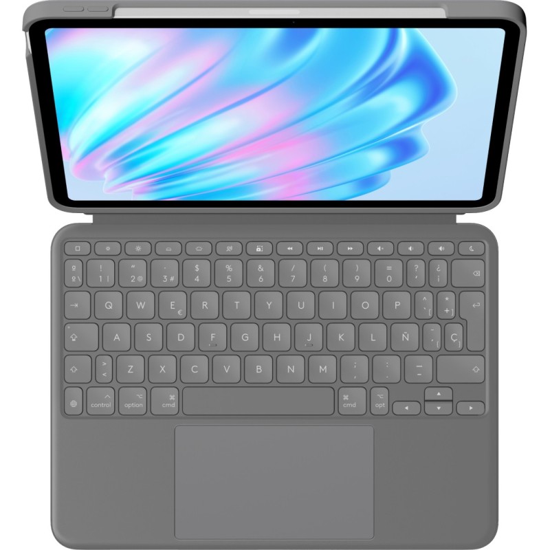 Buy Logitech Combo Touch - for iPad Air 11 (M2) - Oxford Grey, Smart Connector, ... in Cyprus, Nicosia, Limassol, Larnaka, Pafos