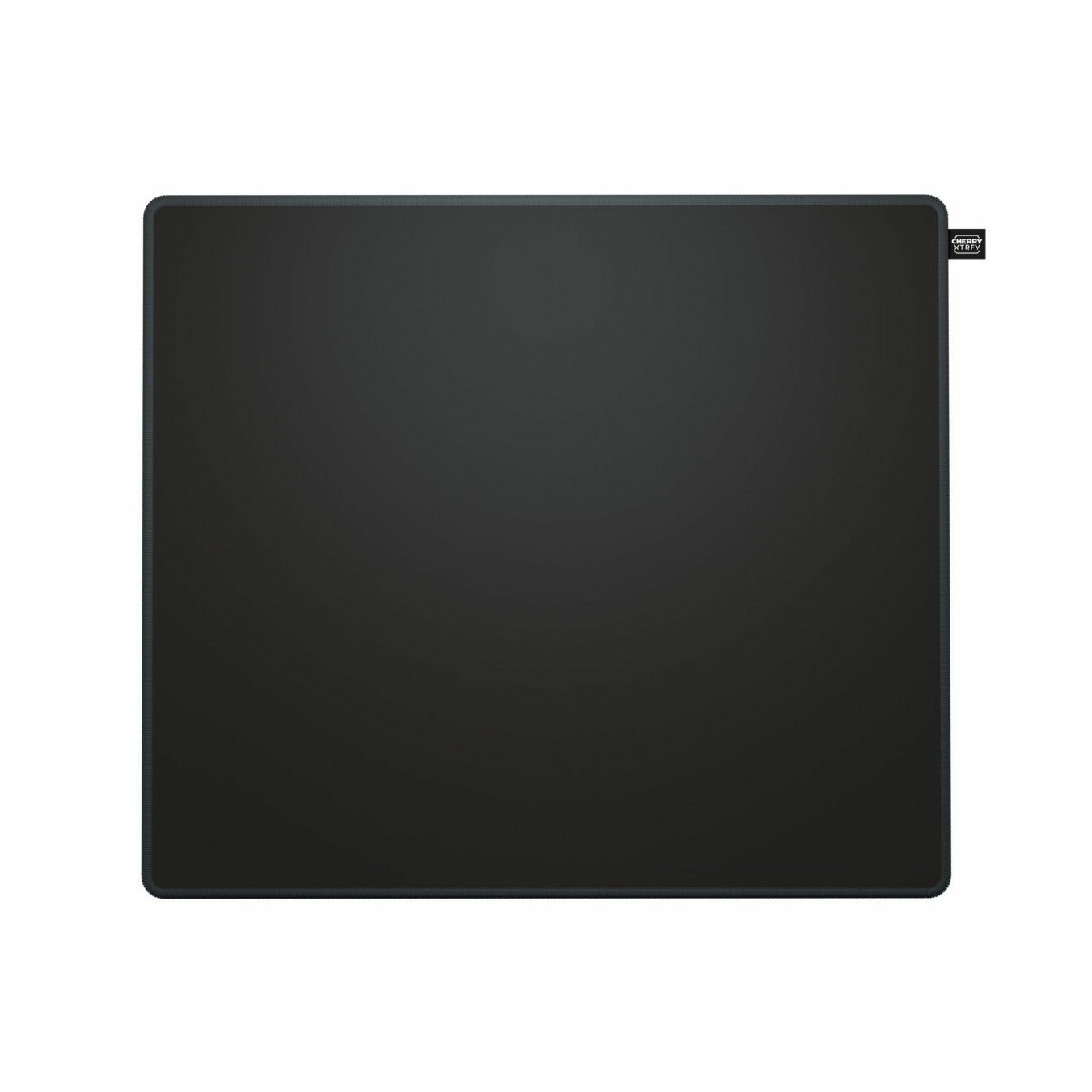 CHERRY GP5 - Large Black Gaming Mousepad (460×400×4 mm) - Fabric Surface, Non-slip Rubber Base, Washable