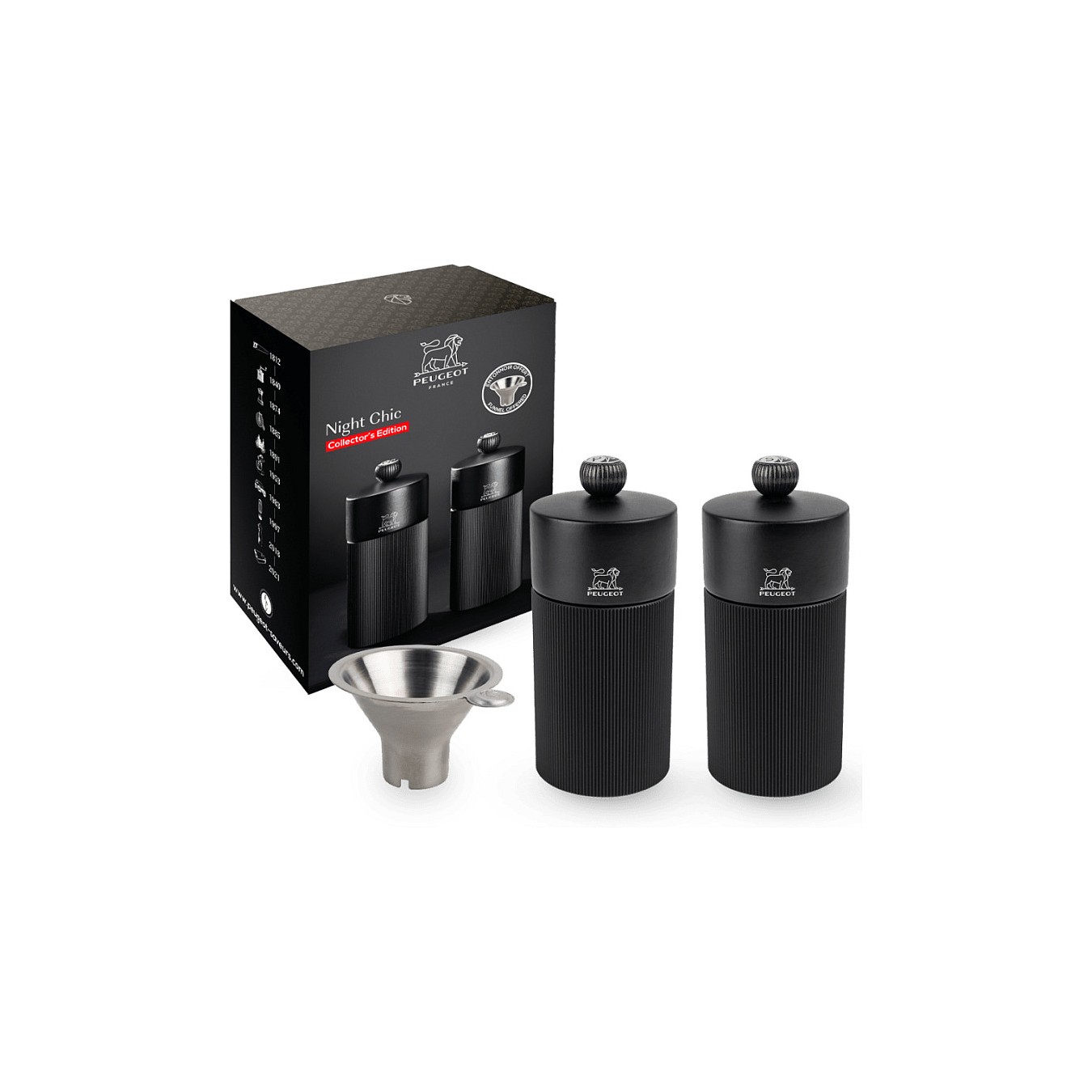 Buy Peugeot Line Night Chic LINE PM&SM Matt Black 12cm in Cyprus, Nicosia, Limassol, Larnaka, Pafos