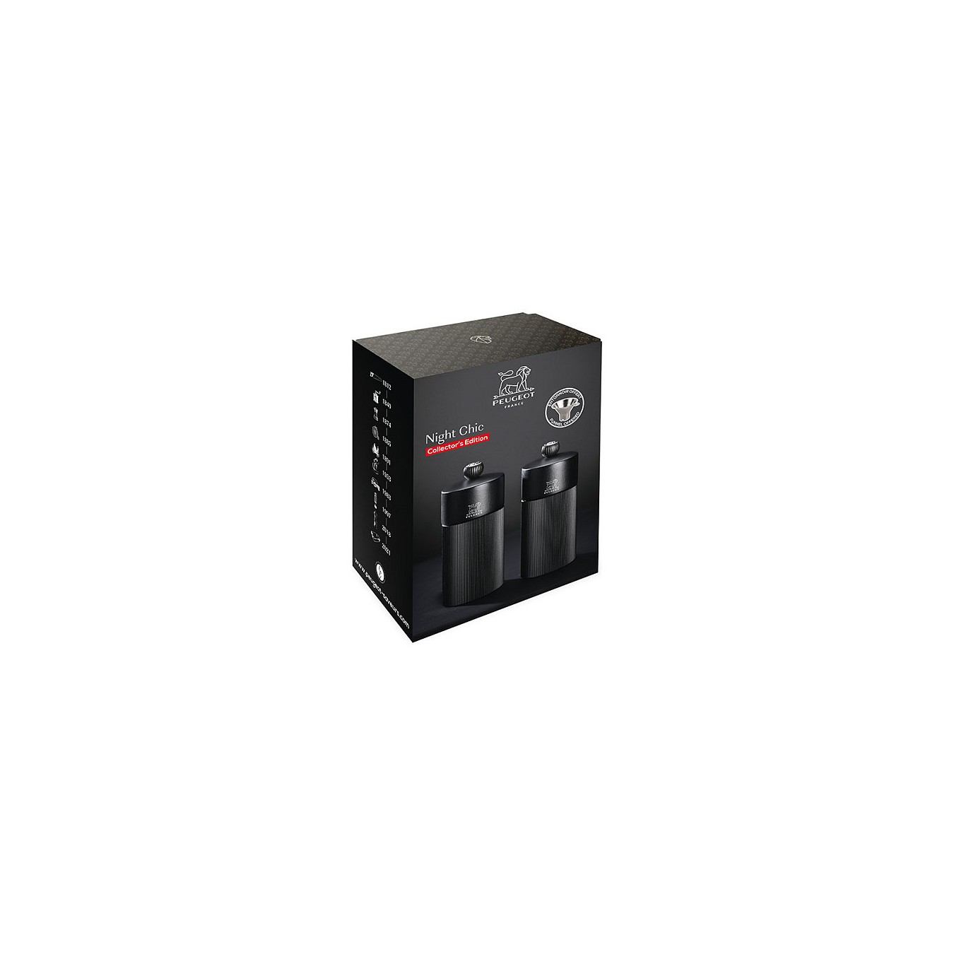 Buy Peugeot Line Night Chic LINE PM&SM Matt Black 12cm in Cyprus, Nicosia, Limassol, Larnaka, Pafos