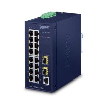 Buy PLANET Industrial 16-Port Managed Switch IGS-4215-16T2S in Cyprus, Nicosia, Limassol, Larnaka, Pafos