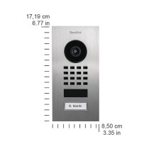 Buy DoorBird D1101V IP Video Türstation Unterputz Edelstahl V2A in Cyprus, Nicosia, Limassol, Larnaka, Pafos