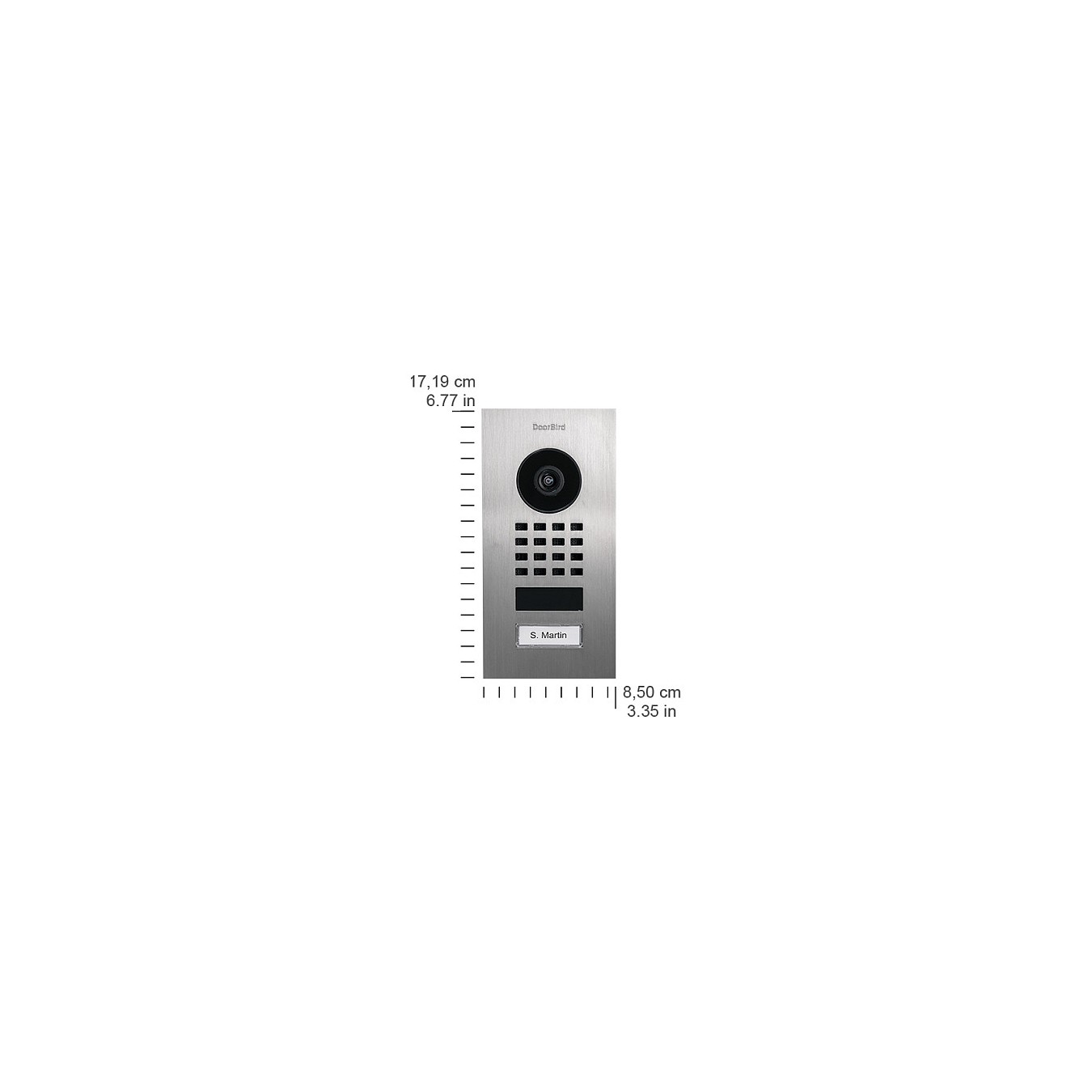 Buy DoorBird D1101V IP Video Türstation Unterputz Edelstahl V2A in Cyprus, Nicosia, Limassol, Larnaka, Pafos