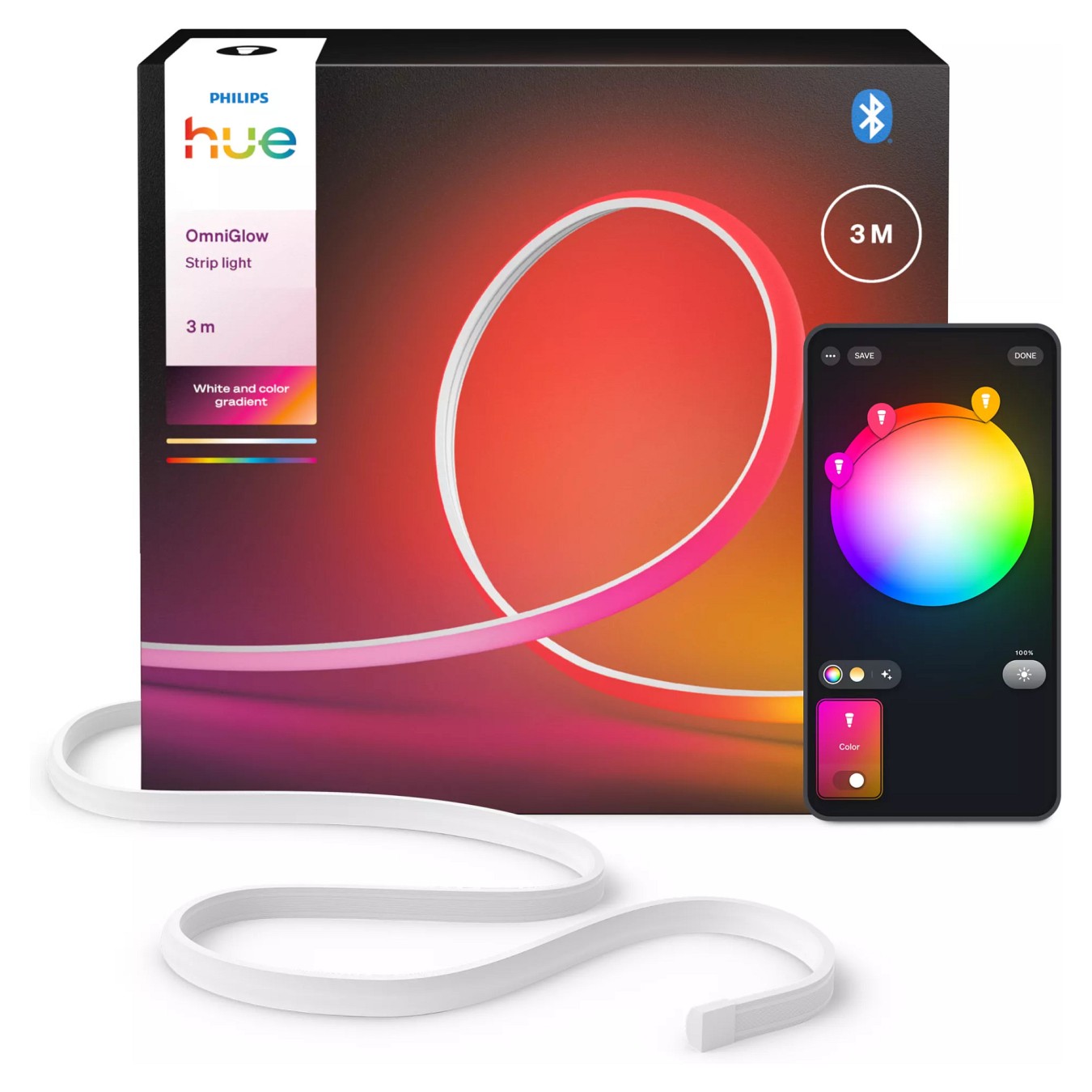 Buy Philips Hue Omni Glow Gradient CSP Lightstrip 3m EU in Cyprus, Nicosia, Limassol, Larnaka, Pafos