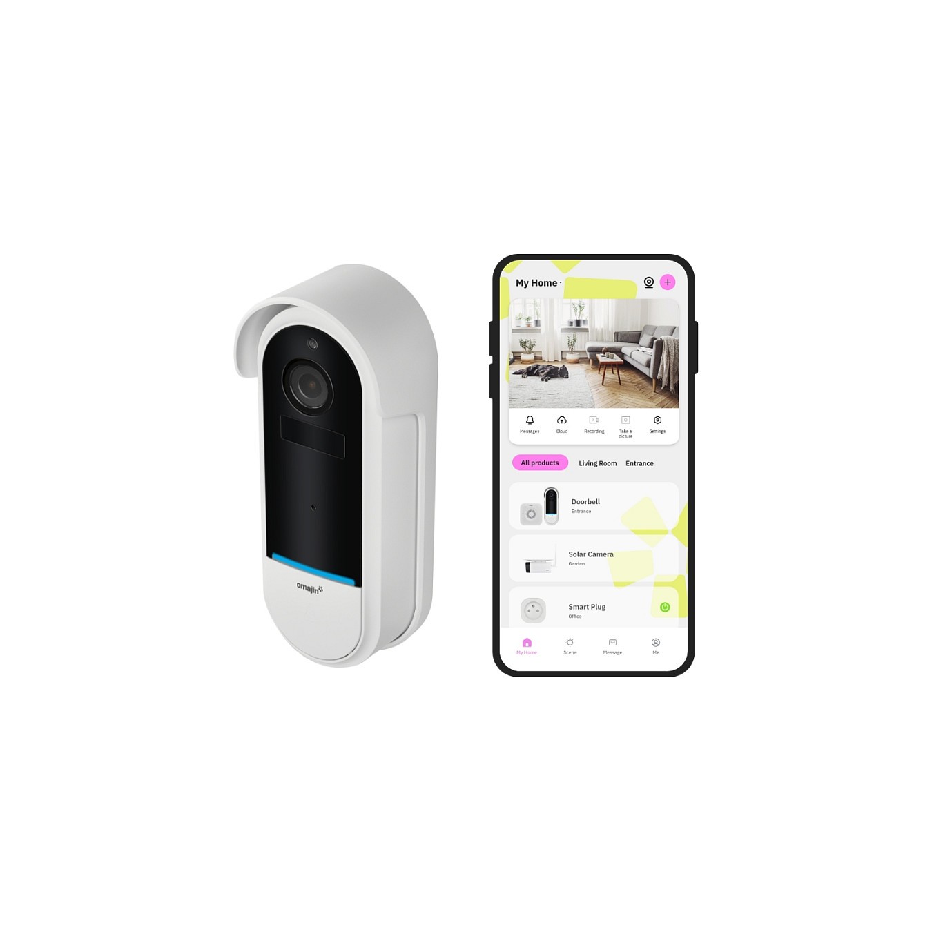 Buy Omajin by Netatmo Kabellose Videotürklingel - Akku - Nachtsicht - inkl. Gong - weiß in Cyprus, Nicosia, Limassol, Larnaka, P