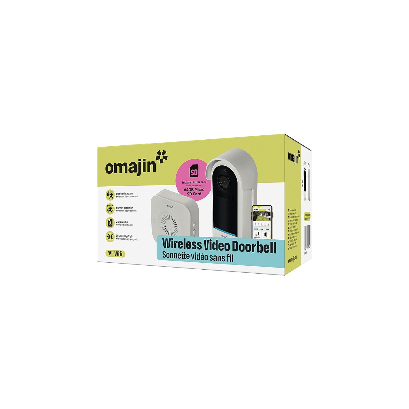 Buy Omajin by Netatmo Kabellose Videotürklingel - Akku - Nachtsicht - inkl. Gong - weiß in Cyprus, Nicosia, Limassol, Larnaka, P
