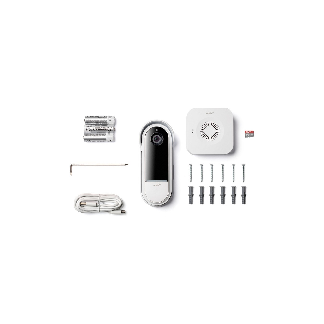 Buy Omajin by Netatmo Kabellose Videotürklingel - Akku - Nachtsicht - inkl. Gong - weiß in Cyprus, Nicosia, Limassol, Larnaka, P