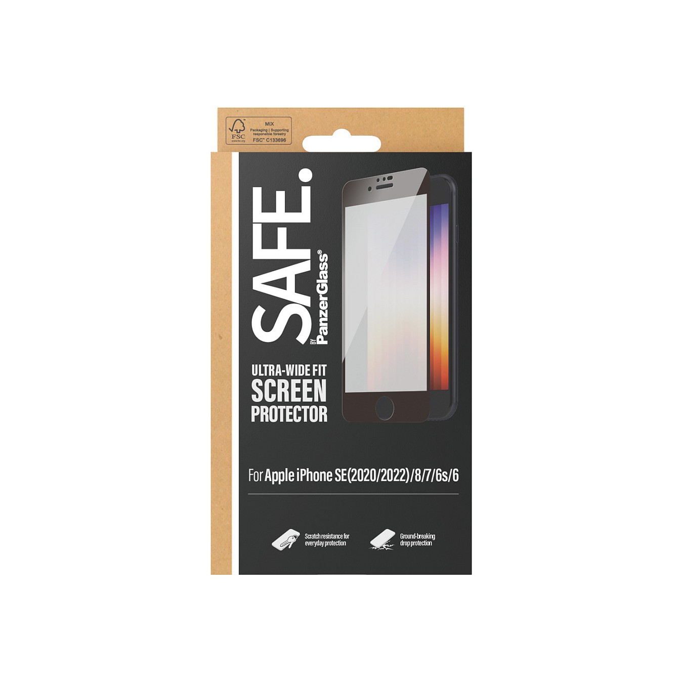 Buy SAFE.Panzerglass Apple iPhone 6 6s 7 8 SE 2020. 2022 UWF in Cyprus, Nicosia, Limassol, Larnaka, Pafos