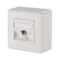 Buy METZ CONNECT E-DAT modul 1 Port AP Cat.6A reinweiss in Cyprus, Nicosia, Limassol, Larnaka, Pafos