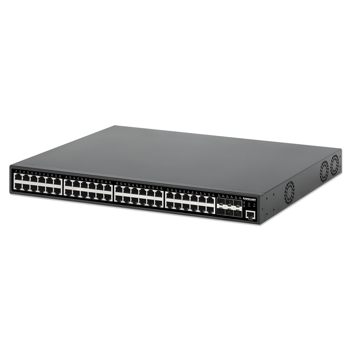 Buy Intellinet 54-Port L2+ Fully Managed PoE+ Switch mit 48 Gigabit Ethernet-Ports und 6 SFP+ Uplinks in Cyprus, Nicosia, Limass