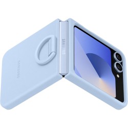 Buy Samsung Silicone Case with Ring - EF-PF741TLEGWW - Blue for Galaxy Z Flip6 (... in Cyprus, Nicosia, Limassol, Larnaka, Pafos