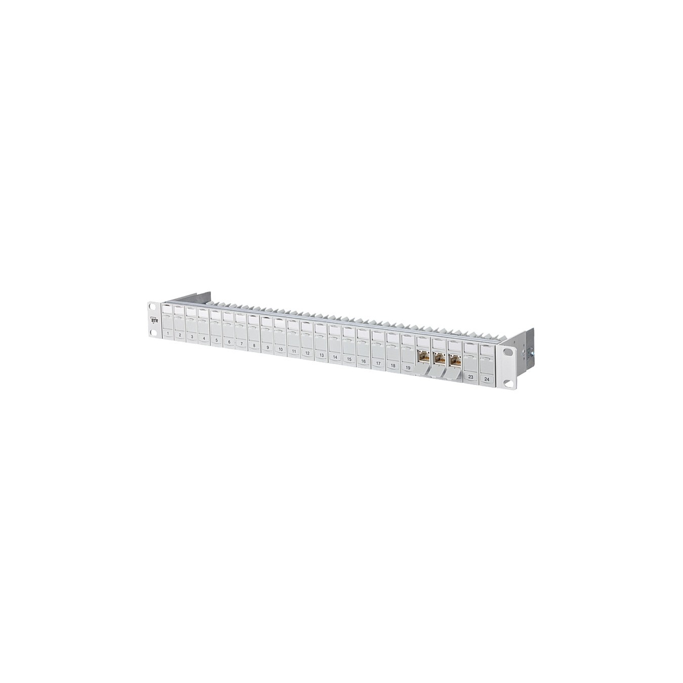 Buy METZ CONNECT BTR 19-Panel 1HE bestuckt mit 24 C6A Modulen Kat.6A Class EA in Cyprus, Nicosia, Limassol, Larnaka, Pafos
