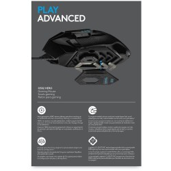 Logitech G502 HERO Gaming Mouse - 25600 DPI HERO Sensor - Wired (Boxed) — Buy in Cyprus with Fast Delivery