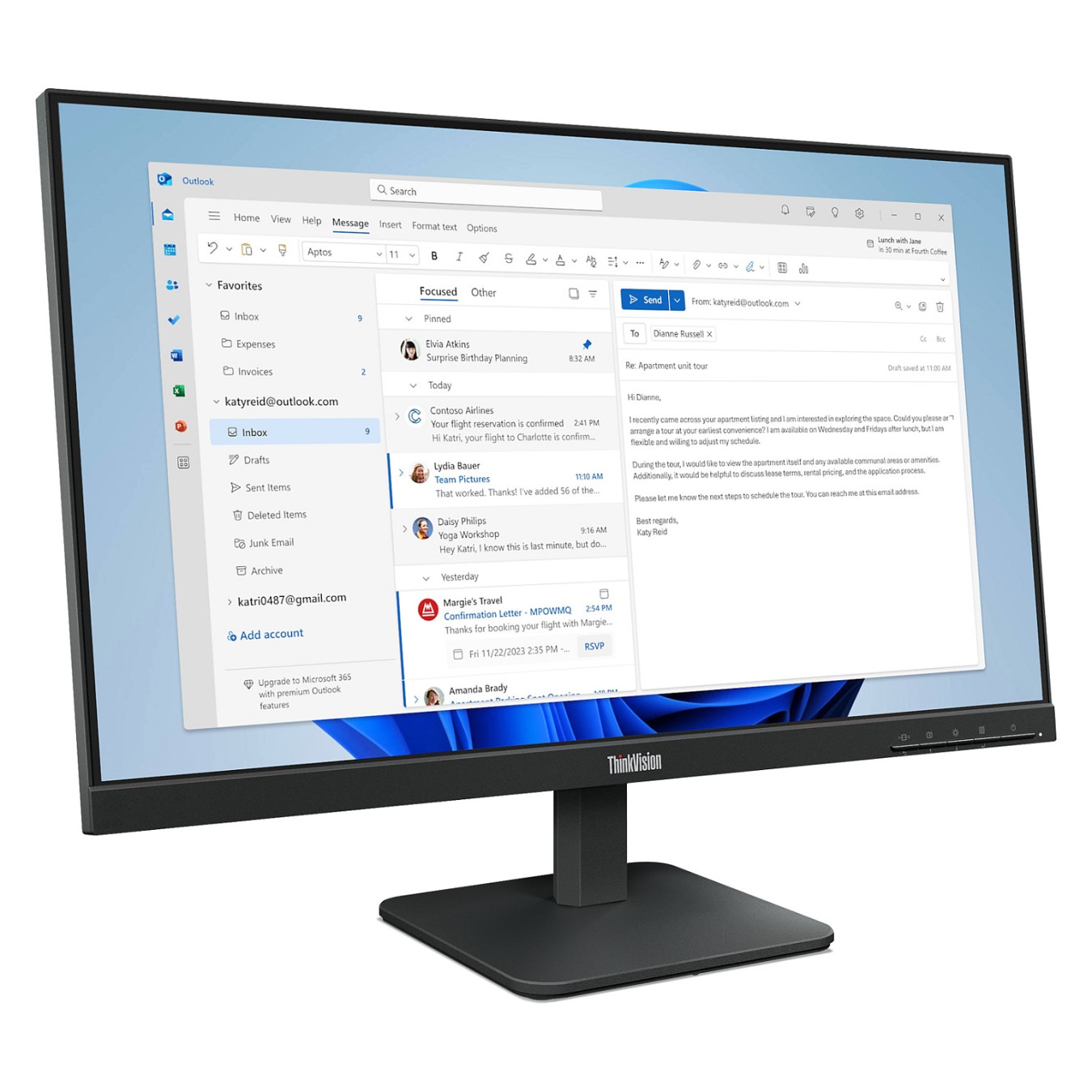 Buy Lenovo S24-4E 23.8 FHD IPS 16:9 in Cyprus, Nicosia, Limassol, Larnaka, Pafos