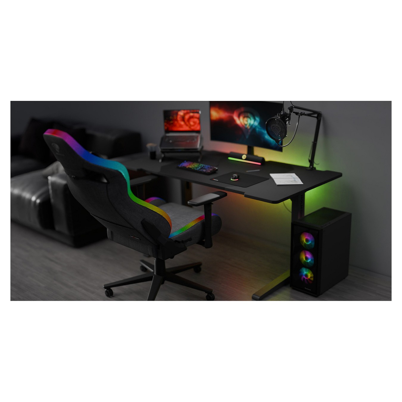 Buy Genesis Gaming Stuhl TRIT 660 RGB grau in Cyprus, Nicosia, Limassol, Larnaka, Pafos