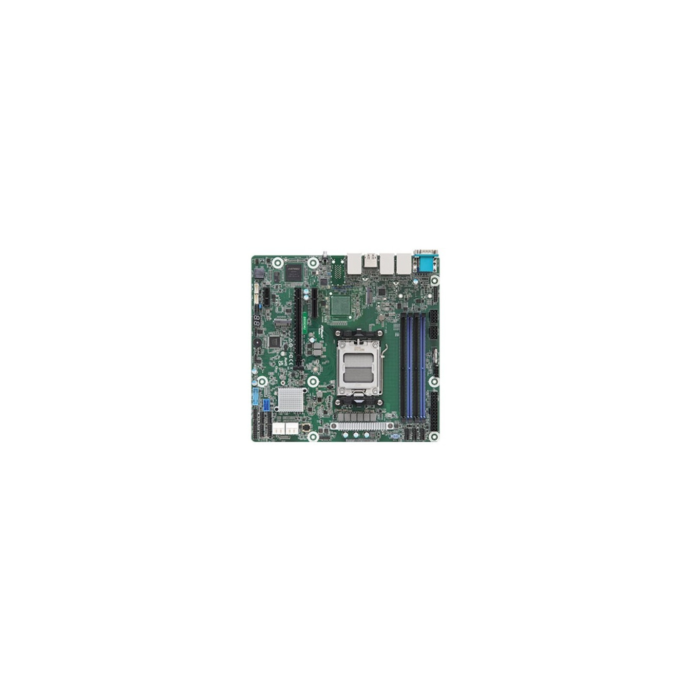 ASRock B650D4U - micro-ATX AM5 Server Motherboard - DDR5, 4x DIMM, up to 32GB, PCIe4 x4, 4x SATA, 2x LAN, M.2