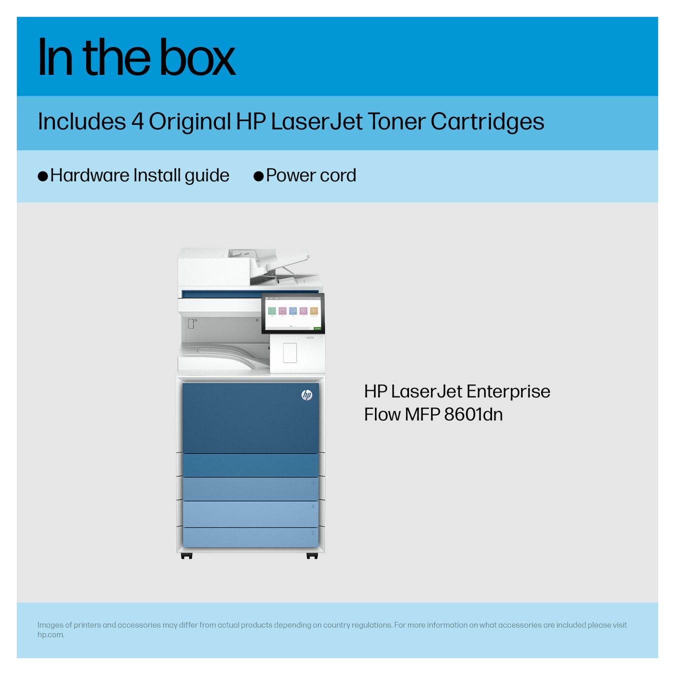 Buy L HP Mono LaserJet Enterprise MFP 8601dn 70ppm Prntr Europe in Cyprus, Nicosia, Limassol, Larnaka, Pafos