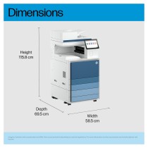 Buy L HP Mono LaserJet Enterprise MFP 8601dn 70ppm Prntr Europe in Cyprus, Nicosia, Limassol, Larnaka, Pafos