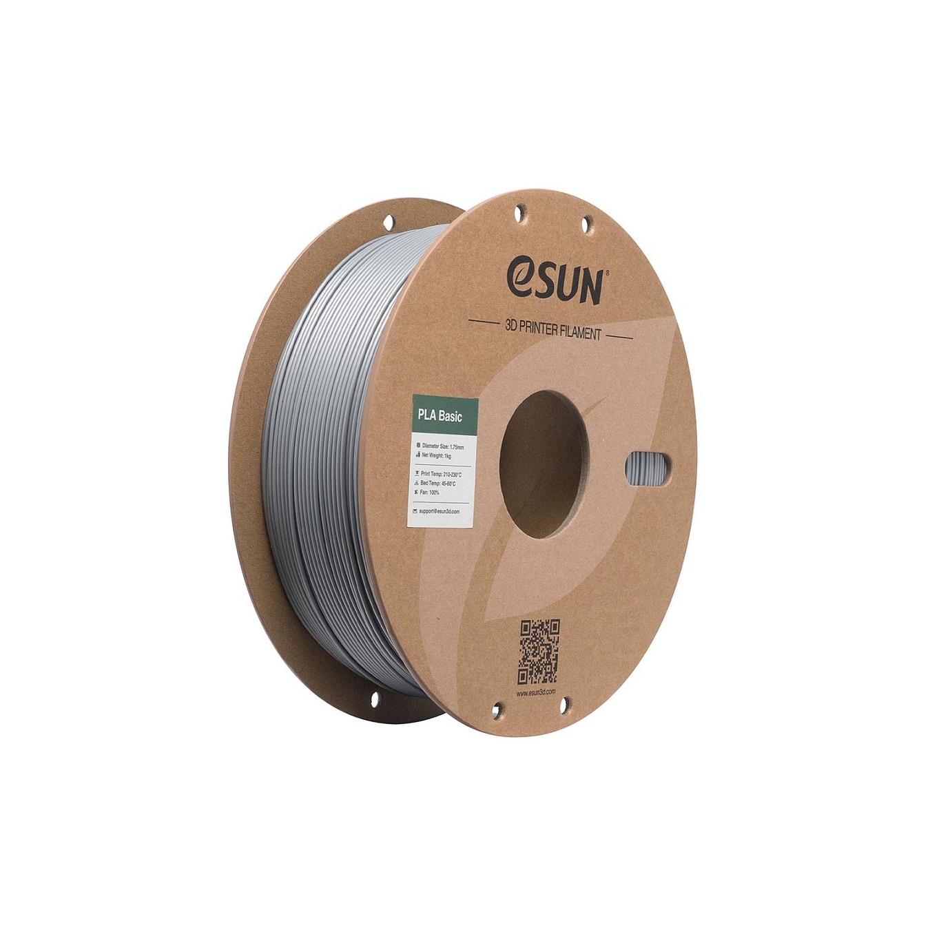 Buy PLA BASIC 1,75mm SILVER 1kg in Cyprus, Nicosia, Limassol, Larnaka, Pafos