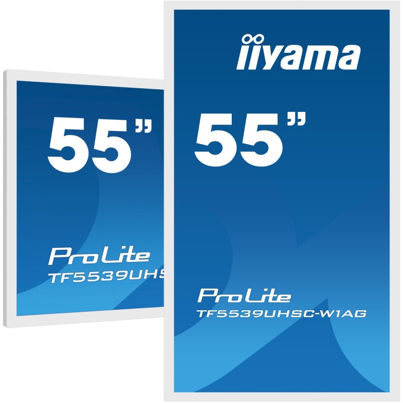 Buy iiyama ProLite TF5539UHSC-W1AG - 55" 4K UHD Open Frame Touch Display, 15-poi... in Cyprus, Nicosia, Limassol, Larnaka, Pafos