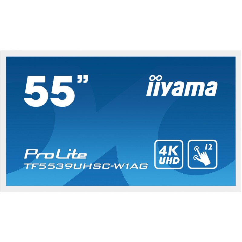 Buy iiyama ProLite TF5539UHSC-W1AG - 55" 4K UHD Open Frame Touch Display, 15-poi... in Cyprus, Nicosia, Limassol, Larnaka, Pafos