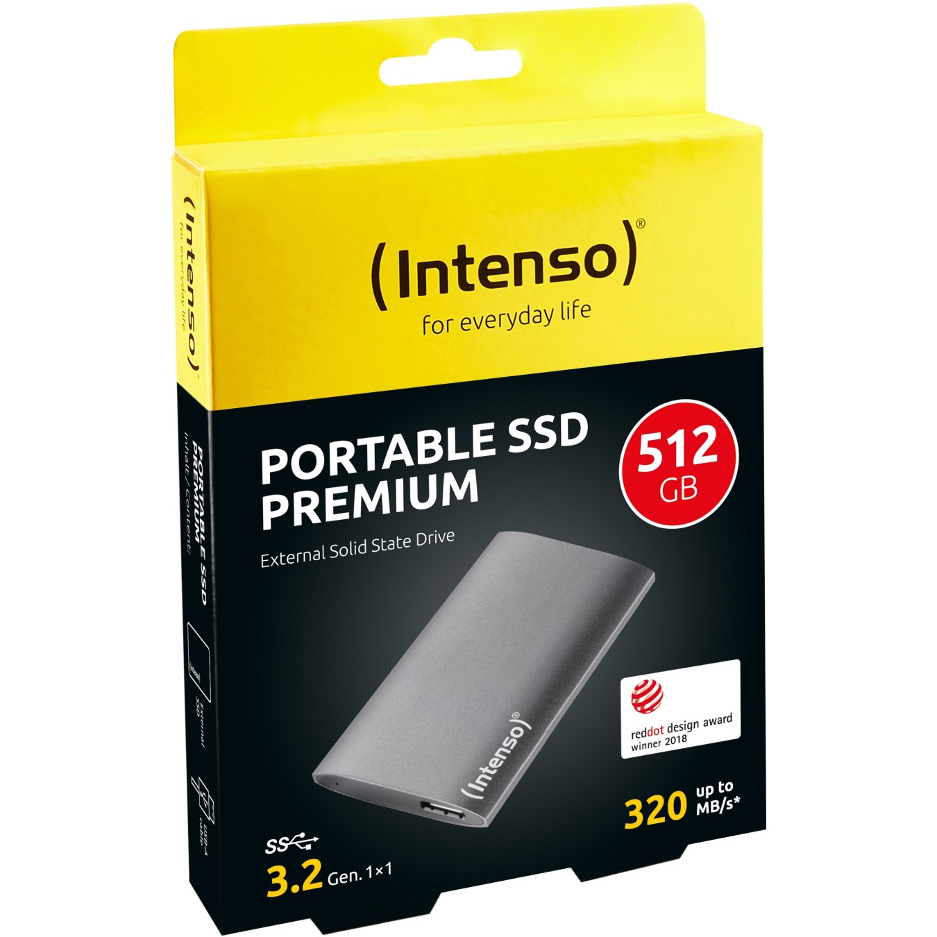 Buy 512GB Intenso Premium Portable USB 3.0 Anthrazit in Cyprus, Nicosia, Limassol, Larnaka, Pafos