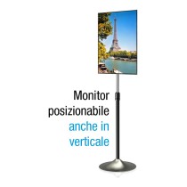 Buy TECHLY Standhalterung fuer Displays Bildschirme LCD LED von 33 bis 70cm 13-27Zoll fuer Ihre Ausstattung bis 22 KG VES... in 