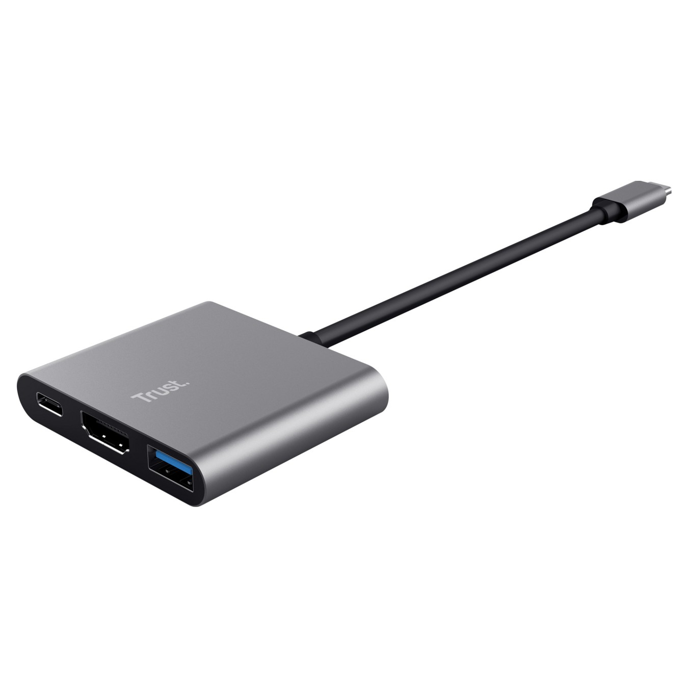 Buy Trust Dalyx 3-in-1 Multiport USB-C Adapter - Dockingstation in Cyprus, Nicosia, Limassol, Larnaka, Pafos