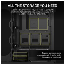 Buy CORSAIR Midi 5000T (Tempered Glass) Black in Cyprus, Nicosia, Limassol, Larnaka, Pafos