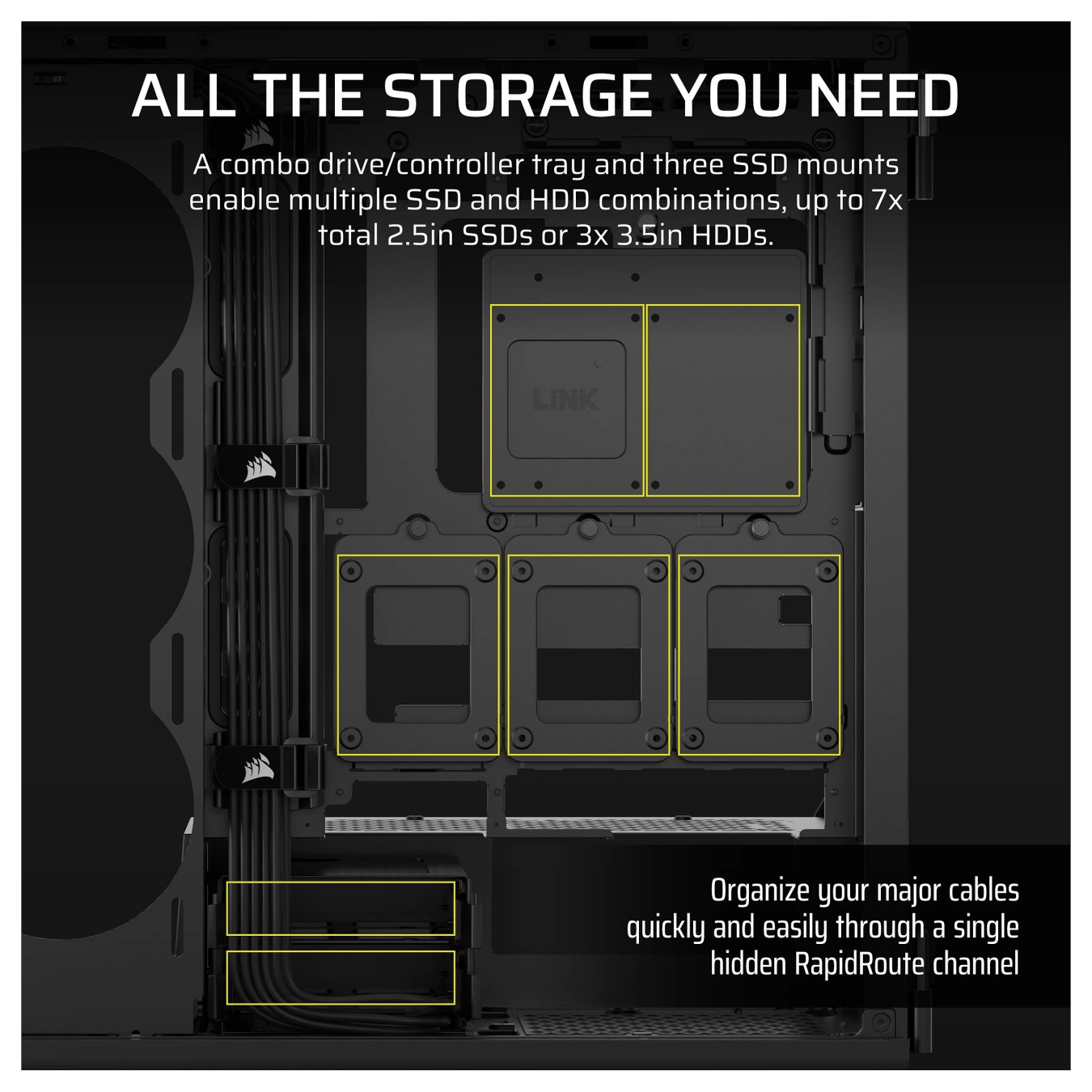 Buy CORSAIR Midi 5000T (Tempered Glass) Black in Cyprus, Nicosia, Limassol, Larnaka, Pafos