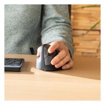 Buy R-Go Maus HE ergonomisch links Bluetooth mittel schw. silb retail in Cyprus, Nicosia, Limassol, Larnaka, Pafos