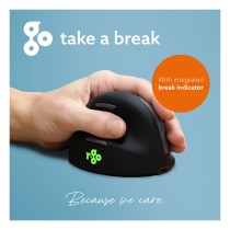 Buy R-Go Maus HE ergonomisch links Bluetooth mittel schw. silb retail in Cyprus, Nicosia, Limassol, Larnaka, Pafos